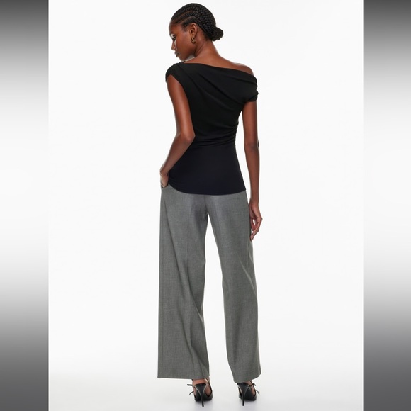 BROWN Aritzia Babaton Gallery Top - Picture 3 of 4